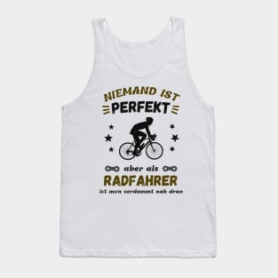 Fahrrad Perfektion Radfahrer Humor Fun Tank Top